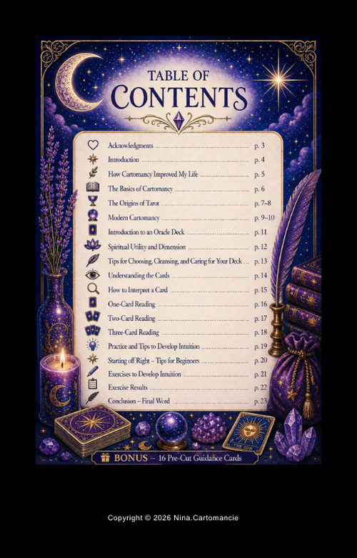 The Art of Card Reading – The Beginner’s Guide by Nina Cartomancie